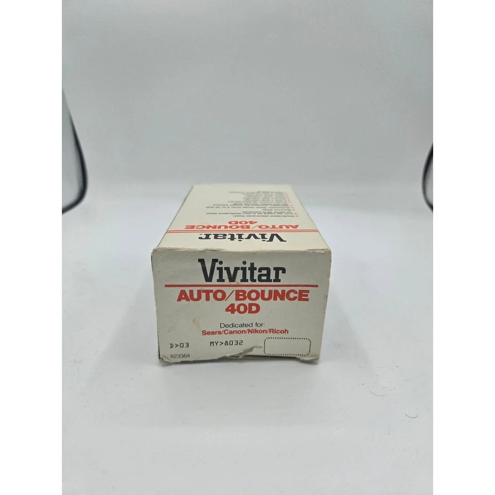 Classic‎ Vivitar Auto/Bounce 40D Dedicated Flash w/ Box